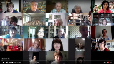 Состоялась первая онлайн-встреча «Читаем Гранина вместе»